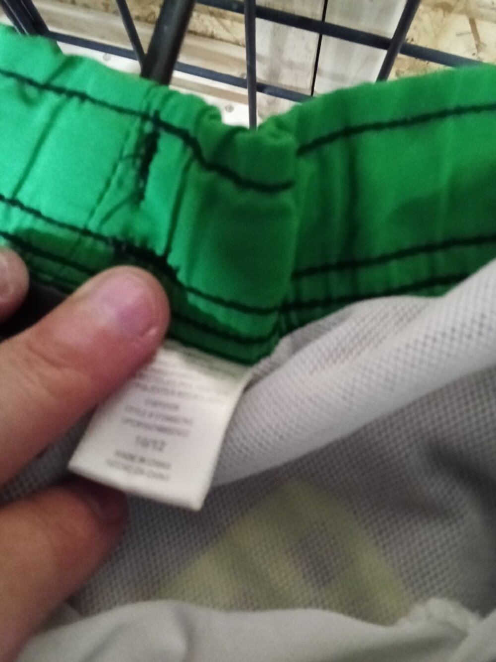 Minecraft Boys' Swim Trunks Green Creeper Print Size 10/12